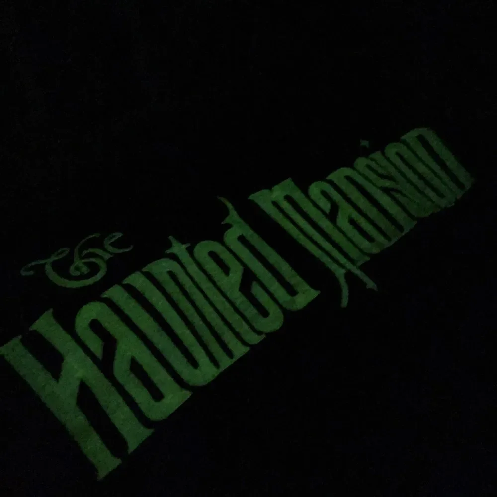 Rare Pre-Production Sample Disney Haunted Mansion Glow In Dark Spirit Jersey Med - Picture 2 of 6